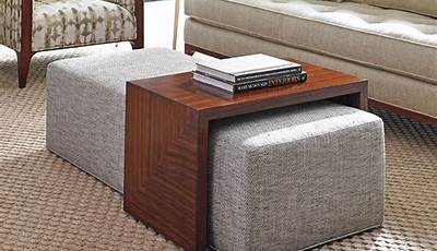 Coffee Table And Ottoman In Same Room