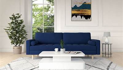 Coffee Table Blue Couch