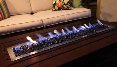 Coffee Table By Fireplace