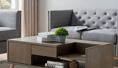 Coffee Table By Sofa