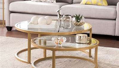 Coffee Table Decor Ideas Gold And Silver