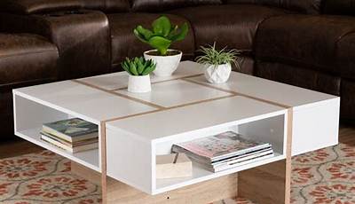 Coffee Table Design With Storage
