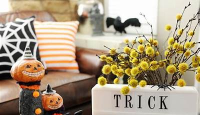 Coffee Table Halloween Decor Ideas