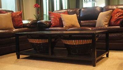 Coffee Tables Brown Couch