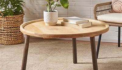 Coffee Tables Round Wood