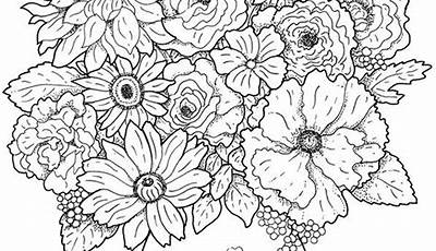Coloring Pages For Flowers Printable