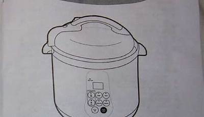 Cook's Essentials Pressure Cooker Manual