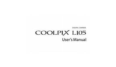 Coolpix L105 Manual