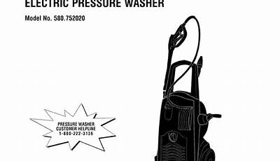 Craftsman 1800 Psi Pressure Washer Manual