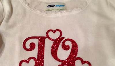 Cricut Projects Vinyl T Shirts Valentines Day