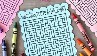 Cricut Valentine Cards With Crayons