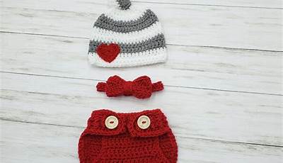 Crochet Baby Valentine Outfit Pattern