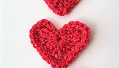 Crochet Flowers Free Pattern Valentine Heart