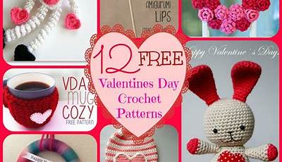 Crochet Patterns For Valentine Gifts