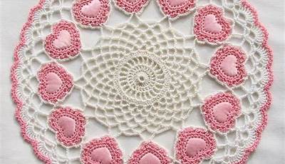 Crochet Valentine Doily