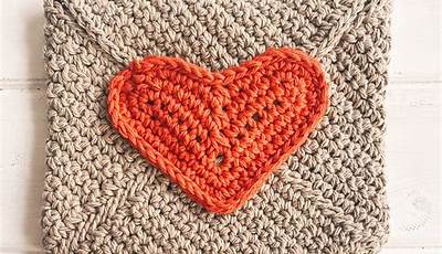 Crochet Valentine Envelopes