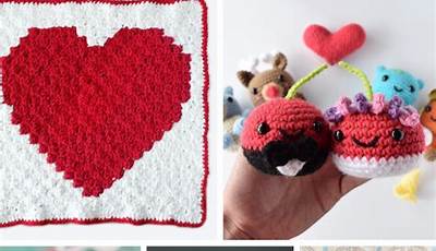 Crochet Valentine Items For Boys