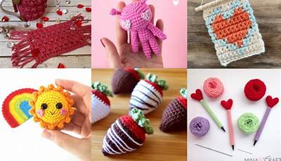 Crochet Valentine Teacher Gifts
