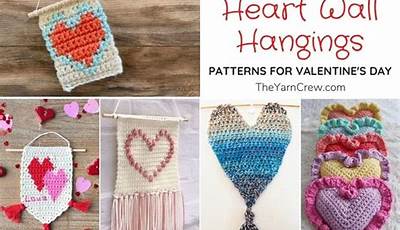 Crochet Valentine Wall Hanging