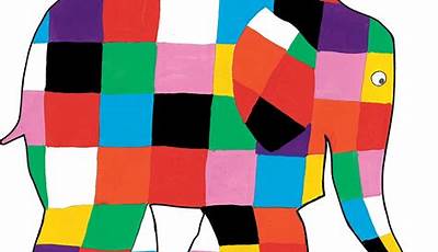 Cuento Elmer El Elefante De Colores Para Imprimir En Ingles