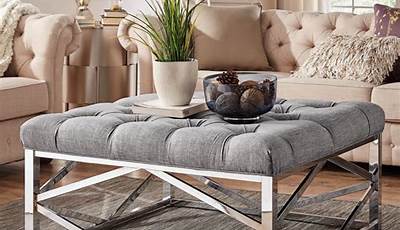 Cushion Ottoman Coffee Table