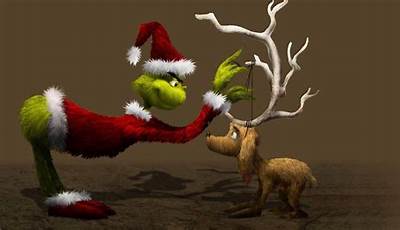 Cute Christmas Wallpaper Grinch Dog