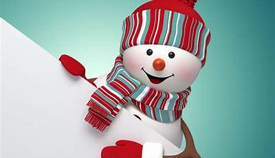 Cute Christmas Wallpaper Snowman