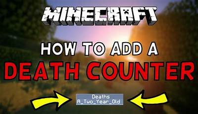 Death Counter Minecraft Command