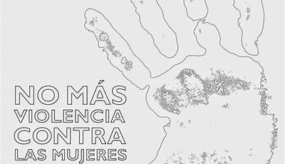 Dia De La No Violencia De Genero Lemas Colorear Imprimir