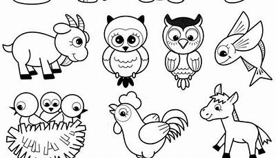 Dibujo De Animales Para Colorear Y Imprimir