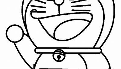 Dibujo Para Colorear De Doraemon De Imprimir