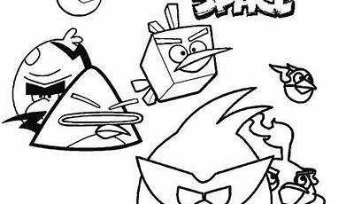 Dibujos De Angry Birds Space Para Colorear E Imprimir
