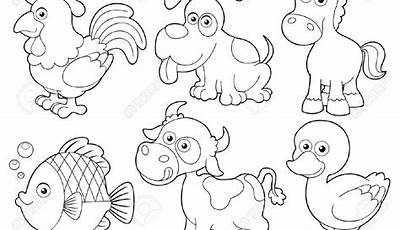 Dibujos De Animales De Granja Para Descargar Imprimir Y Colorear