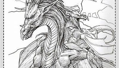 Dibujos De Dragones Buenos Para Colorear E Imprimir