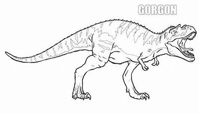 Dibujos De Gorgosaurios Para Imprimir Y Colorear