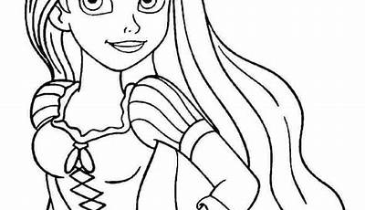 Dibujos De La Princesa Rapunzel Para Colorear E Imprimir