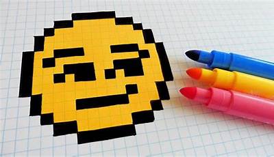 Dibujos Pixelados De Emojis Para Imprimir En Color Fotos