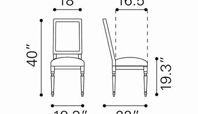 Dining Room Chair Dimensions