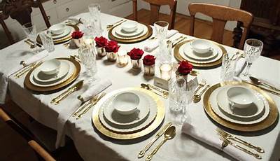 Dining Table Place Setting Ideas
