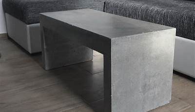 Diy Coffee Table Cement