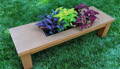 Diy Coffee Table From Planter
