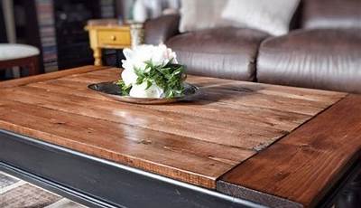 Diy Coffee Table Top Makeover