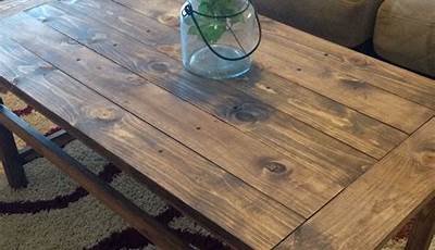 Diy Coffee Table Walnut