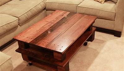 Diy Coffee Table With Stools