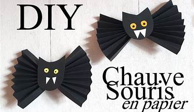 Diy Halloween Decorations Chauve Souris