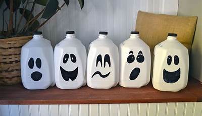 Diy Halloween Decorations Milk Jugs