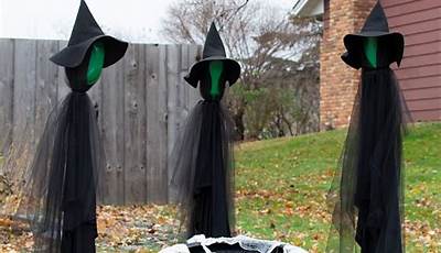 Diy Halloween Decorations Outdoor Witch