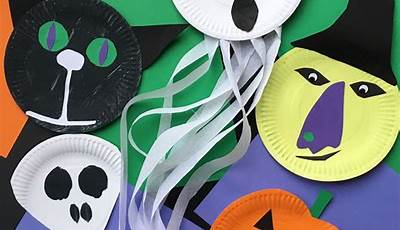 Diy Halloween Decorations Paper Plates