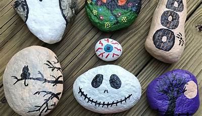 Diy Halloween Decorations Rocks
