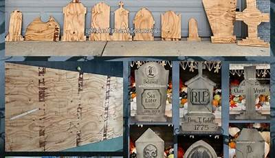 Diy Halloween Decorations Tombstones